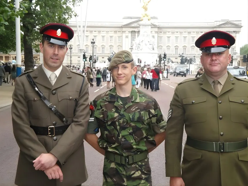 On the Mall during the Cadet 150 celebrations.